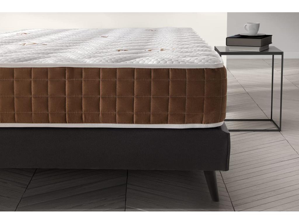 Matelas 140x190 mousse Zensova anatomique - mousse hr- Haute densité - épaisseur 19 cm - système triple couche - double face été-hiver LKHK09576