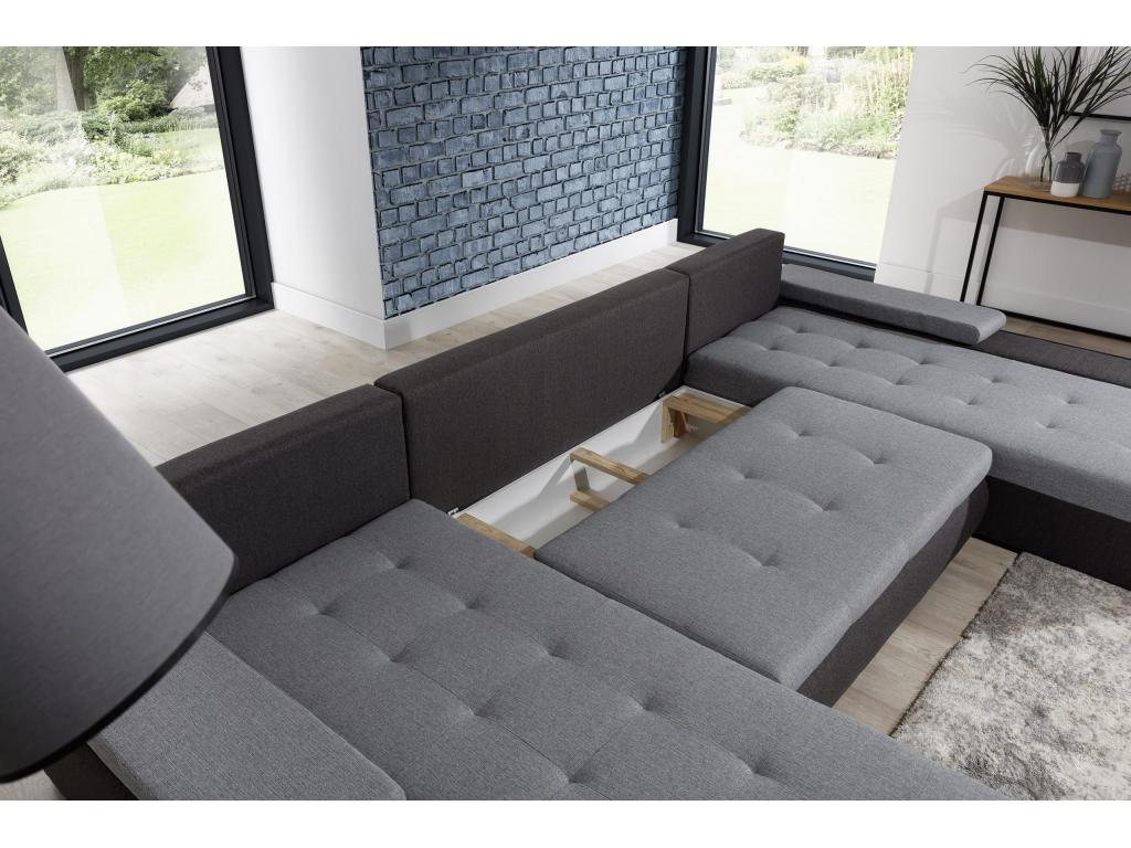 Lit boxspring électrique velours beige avec matelas et surmatelas Dormeva-180x200 BWNQ54239