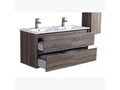 Meuble double vasque 120 cm marron Zensova UXCD16745