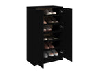 Armoire à chaussures noir 59x35x100 bois d'ingénierie HKRC28758