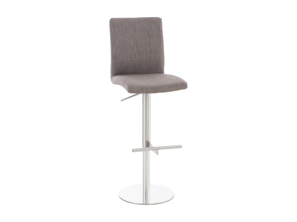 Tabouret de bar - Tissu / Métal - Gris - Dormeva ZJCI23671