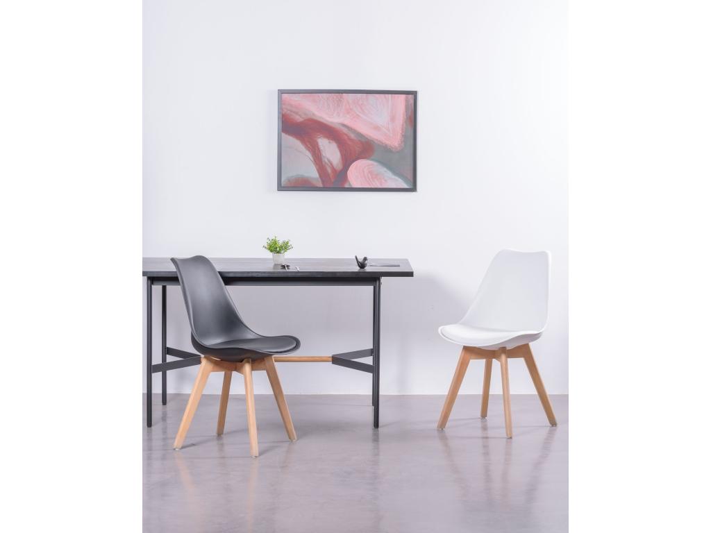 Chaise de salle à manger scandinave - Zensova - Blanc EOUW18814