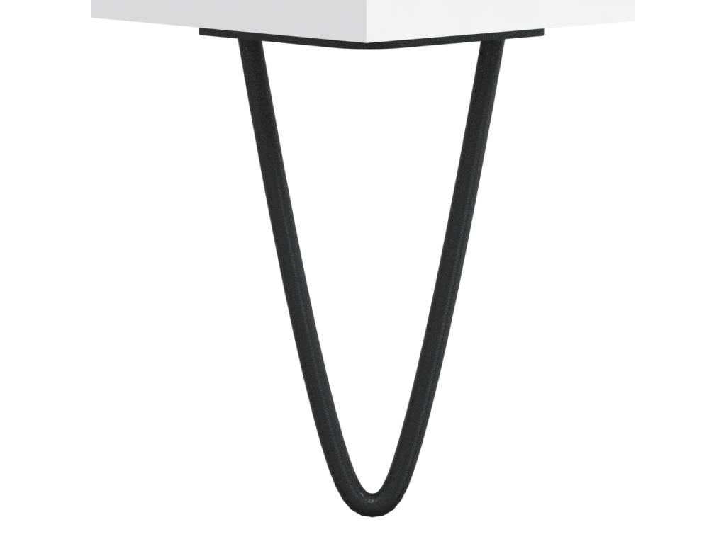 Table basse Blanc 90x50x36.5 Bois d'ingénierie SHSY47961