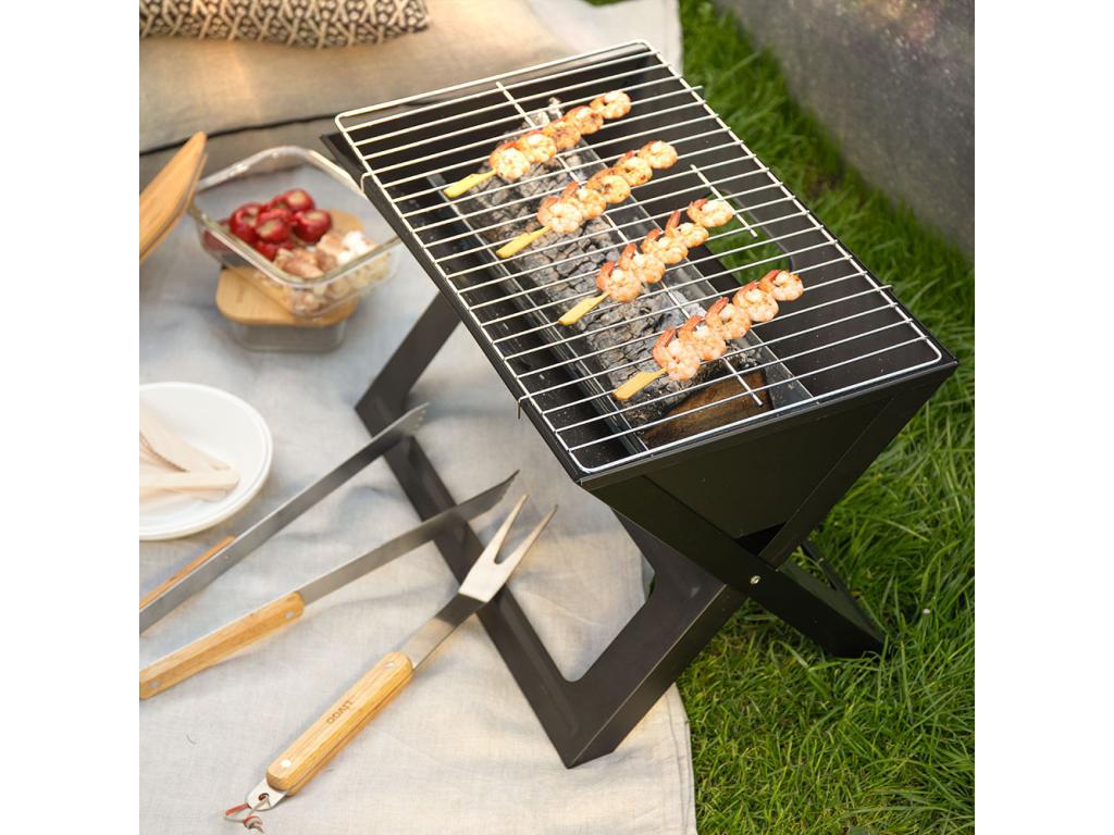 Barbecue à charbon pliable Zensova BGPM07670