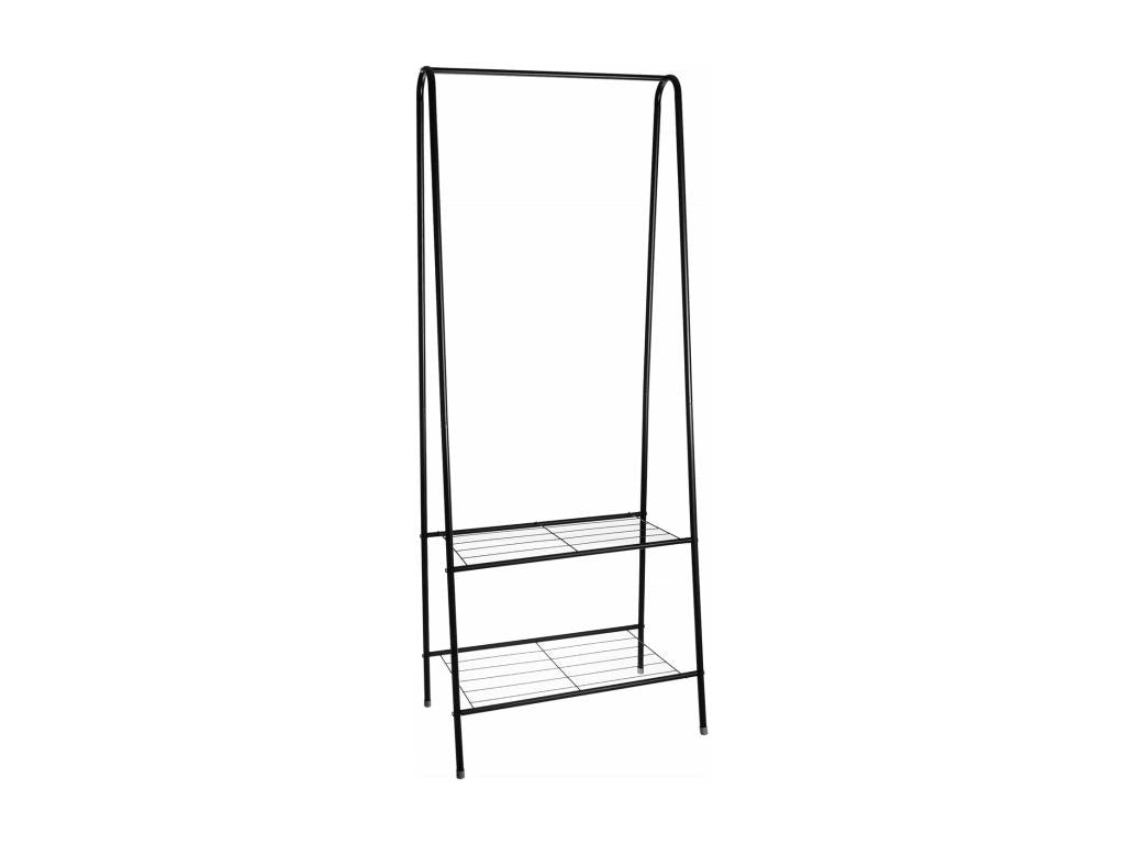 Portant Porte-manteau 60x34x153 Cm Avec étagère Pour Chaussures XCUV56972