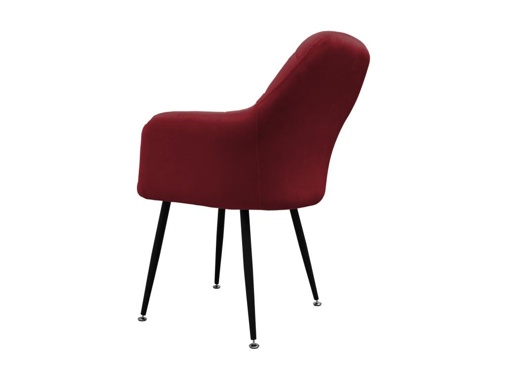 Chaises de salle à manger Chaise de salon Chaises Set de 8 Bordeaux Noir UAUR65215