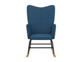 Chaise à bascule Bleu Tissu TERR20367