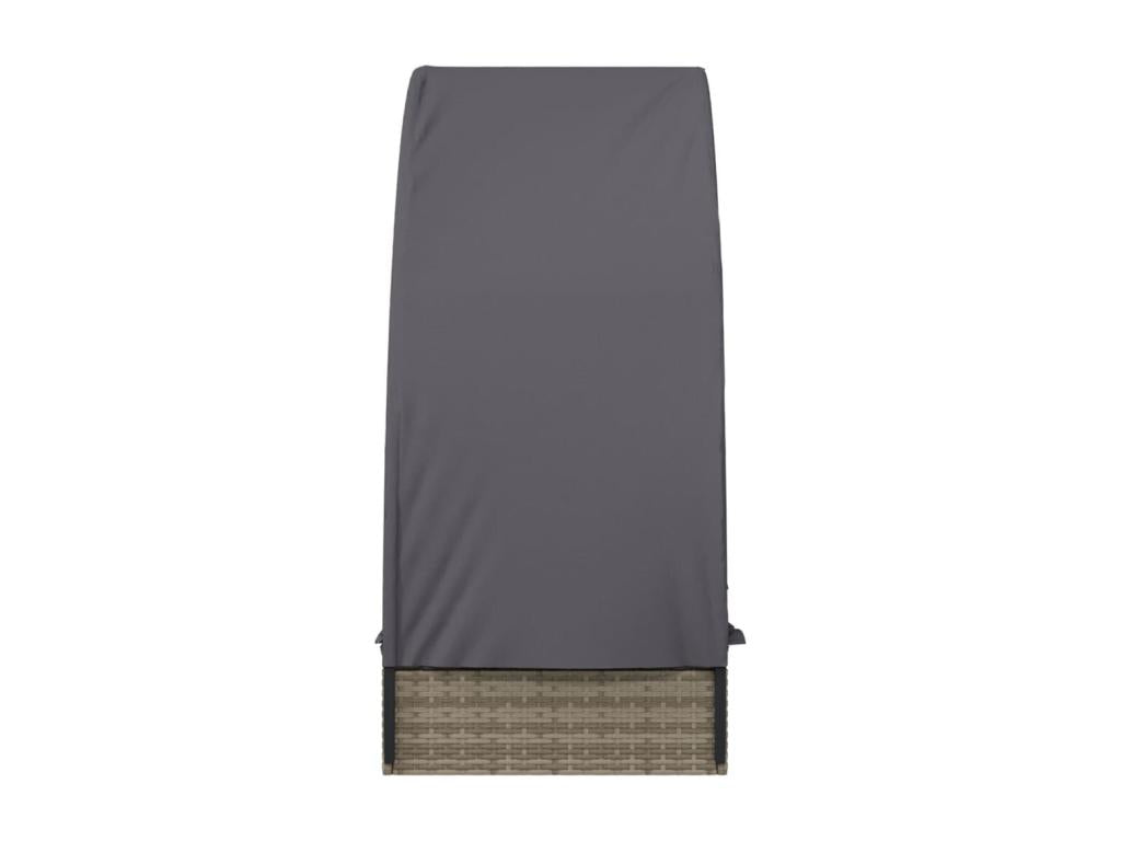 Transat chaise longue bain résine grise 211x57x140 cm 02 0012694 TMQW85963