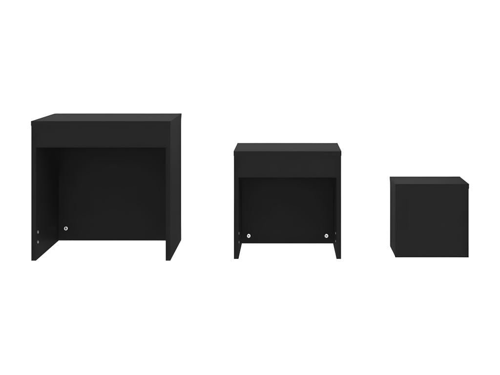 Tables gigognes 3 pcs Zensova Aggloméré SDTU45011