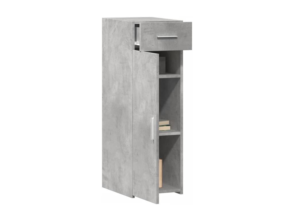 Buffet gris béton 30x42,5x93 cm bois d'ingénierie UCPE34372