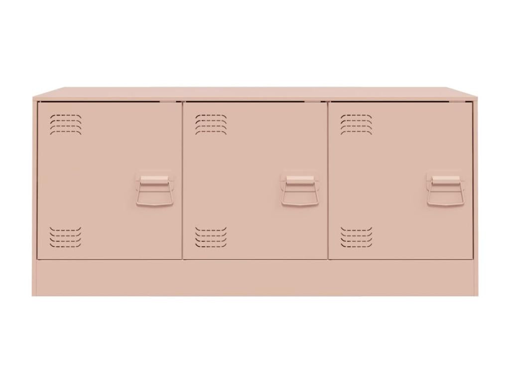 Meuble TV rosace 99x39x44 cm acier UYGA75235