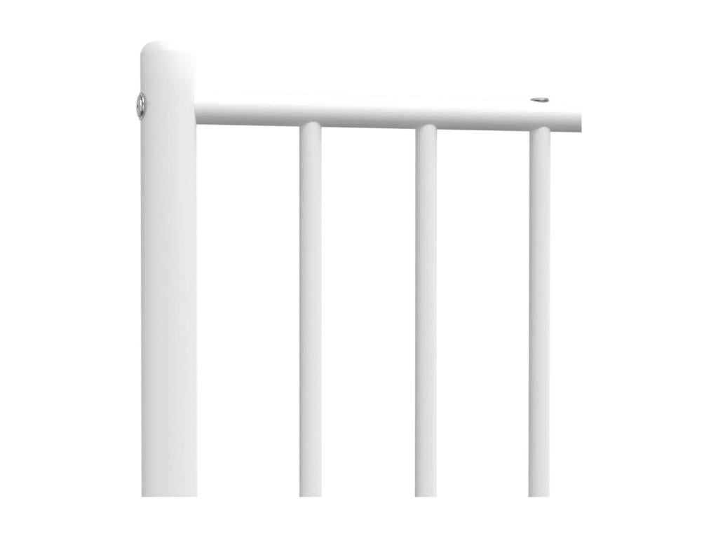 Tête de lit métal blanc 100cm ZMTI01756