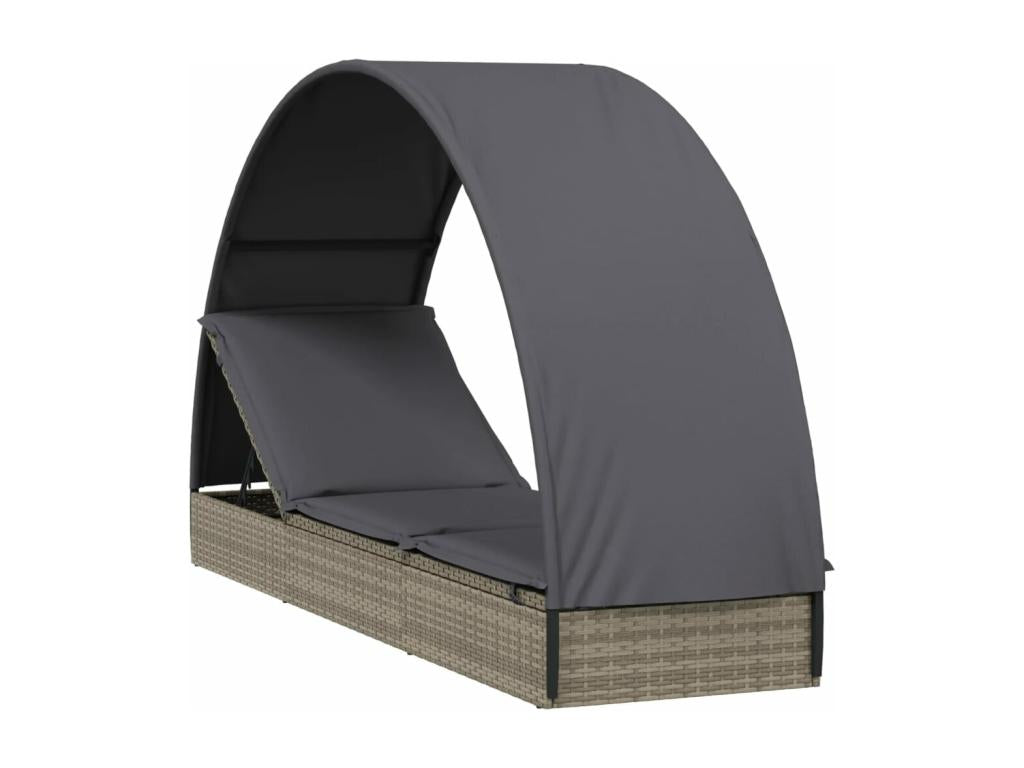 Transat chaise longue bain résine grise 211x57x140 cm 02 0012694 TMQW85963