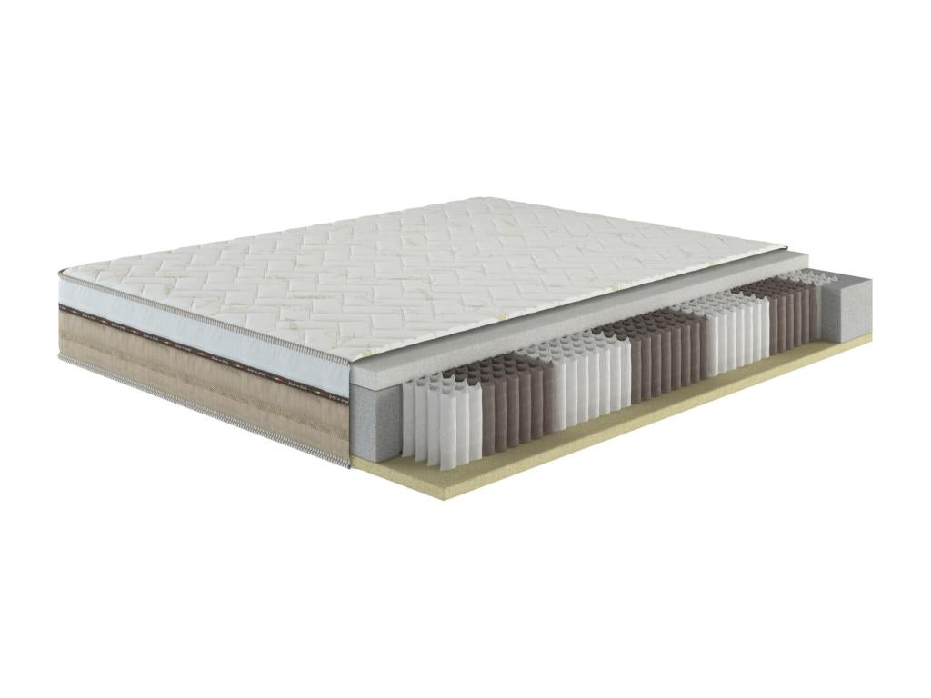 Matelas double Zensova Matelas de haute qualité Matelas ergonomique Matelas à ressorts ensachés Made in Italy 180x200xh25 cm SNIS24990