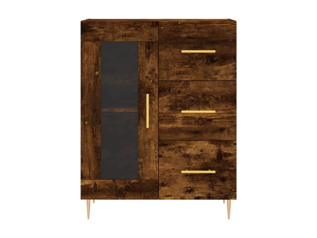 Buffet chêne fumé 69,5x34x90 cm Zensova ingénierie FPOD02196