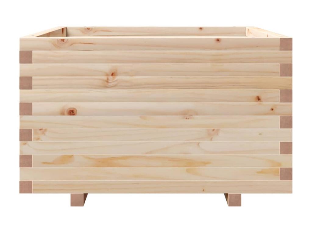 Jardinière 80x80x49,5 cm bois de pin massif ZXKM97487