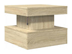 Table basse avec Dormevaères LED chêne Dormeva 50x50x40 cm PSEX16452