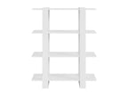 Bibliothèque/Séparateur de pièce Blanc brillant 100x30x123.5 cm GORX74093