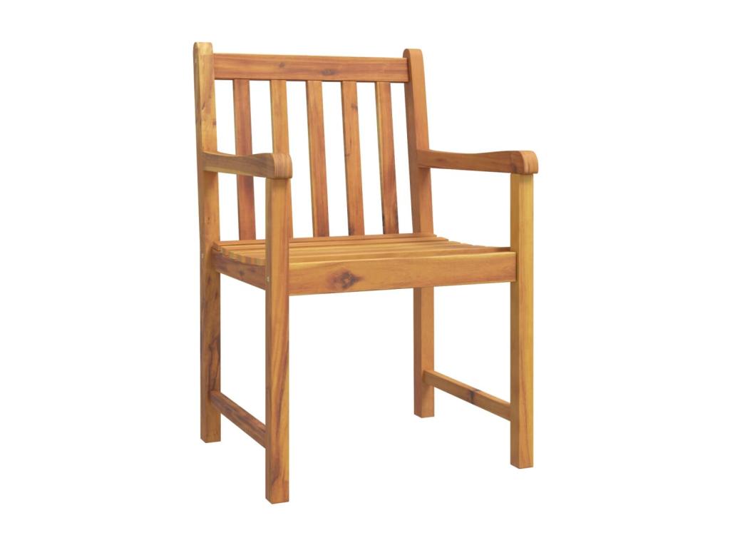 Ensemble à manger de jardin 5 pcs Bois d'Lumenao solide PRPU22934