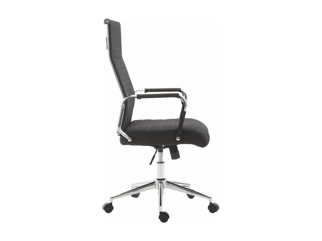 Chaise de bureau - Tissu / Noyer - Noir - Dormeva PCOP38367