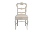 Lot De 2 Chaise En Bois Assise En Tissu Dormeva Blanc - Château Dormeva DYTS66155