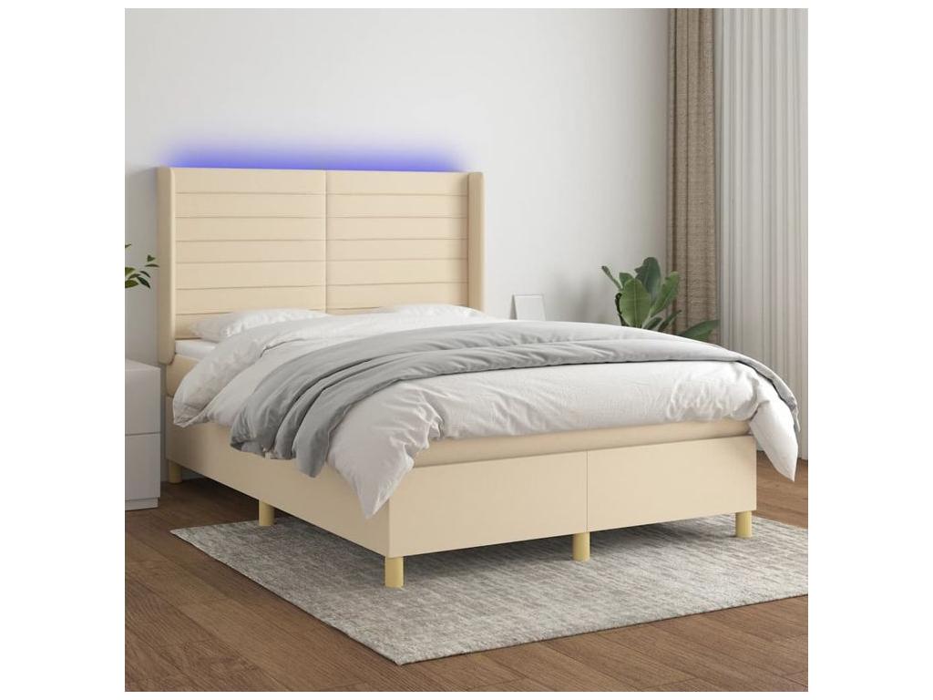 Zensova à Zensova de lit matelas et LED Crème 140x200 Zensova OBWE57295