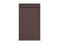 Receveur de douche Chocolat finition Ardoise Dormeva SMART grille de couleur - 180x70 cm LRII17497