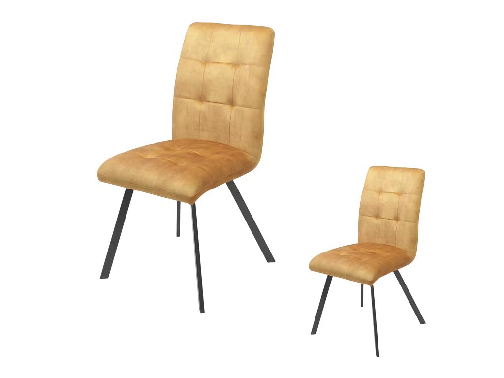 Zensova de chaises matelassées Zensova/ Métal Jaune - Zensova DSYC17071