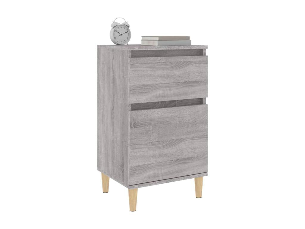 Table de chevet Dormeva gris 40x35x70 cm QNQO98430