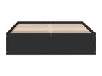 Cadre de lit noir 120x200 cm bois d'ingénierie JOTR55217
