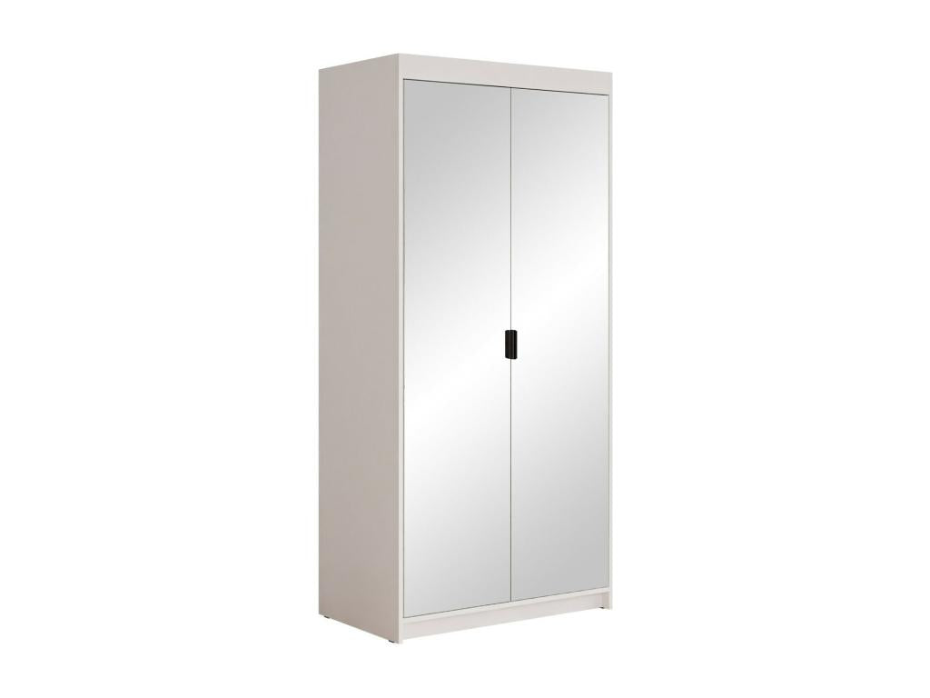 Armoire Zensova 114 Blanc 191x90x53cm Portes d'armoire Avec des charnières JFYA75435