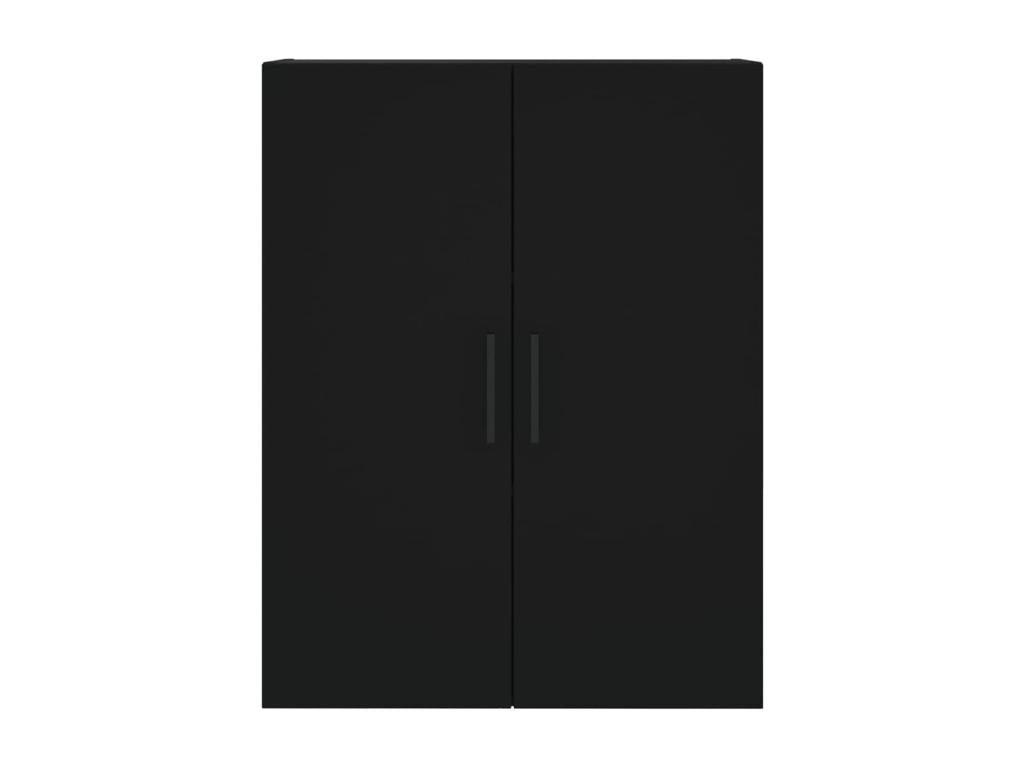 Buffet haut Noir 69,5x34x180 cm Bois d'ingénierie HDOW51430