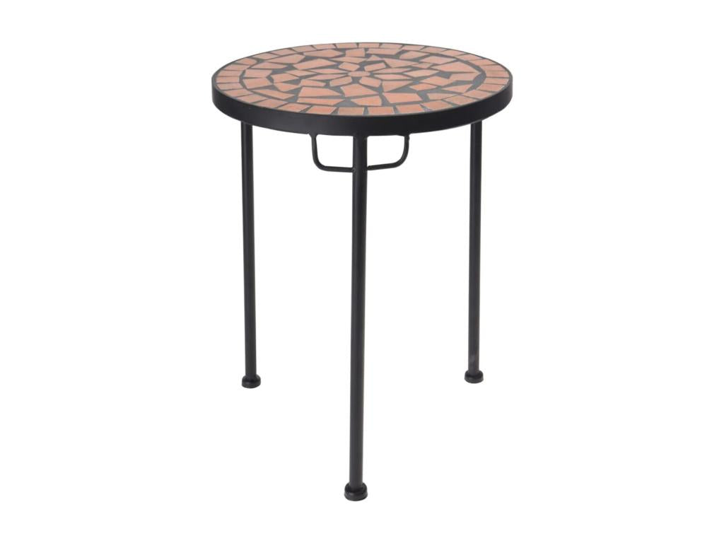 Ensemble de tables d'appoint 2 pcs avec dessus en mosaïque NIDO80231