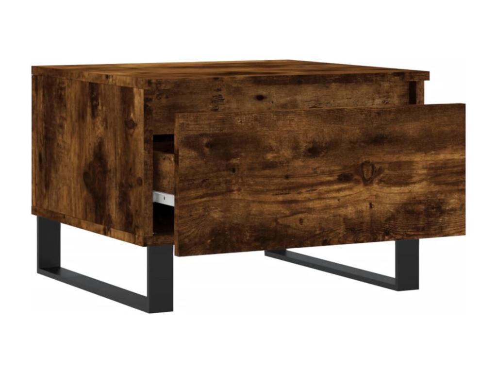 Tables basses 2 pièces chêne fumé 50x46x35 cm Zensova ingénierie PXQF65466