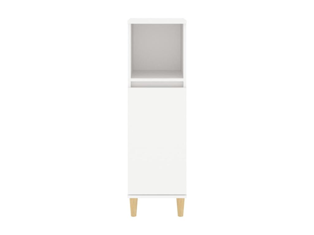 Armoire de salle de bain blanc 30x30x100 cm Zensova ingénierie DILD98160