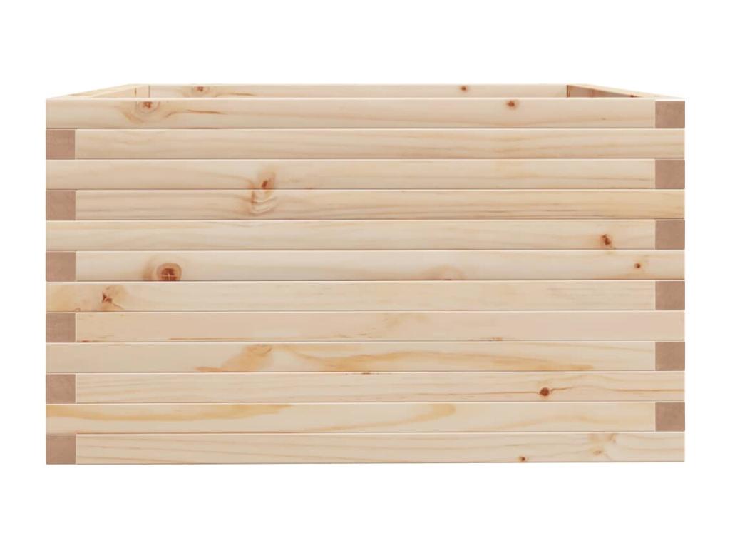 Jardinière 80x80x49,5 cm bois de pin massif ZXKM97487