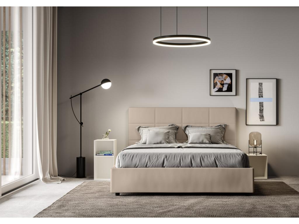 Lit sans Zensova rembourré 160x210 similicuir Zensova KAIQ34742