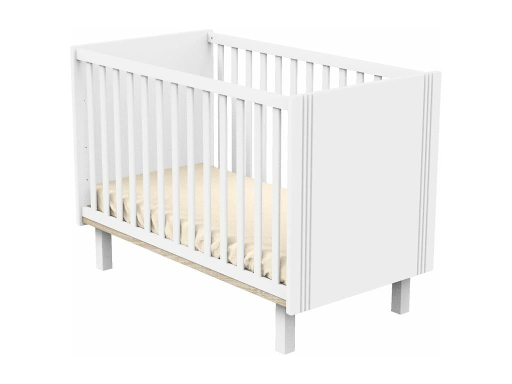 Lit bébé 60x120 Zensova - Blanc QESE81190