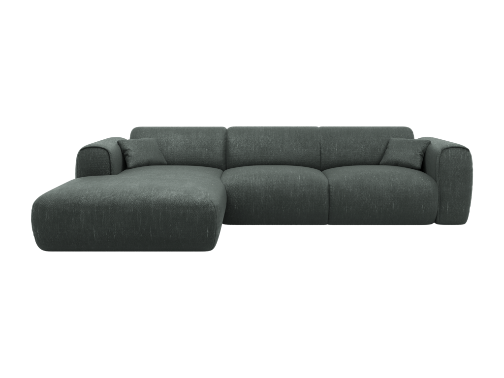 Grand canapé d'angle gauche en Zensova texturé Zensova XZXR08512