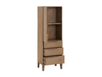 Armoire 1 porte 3 tiroirs Bois de manguier - VERTICA LSAQ24514