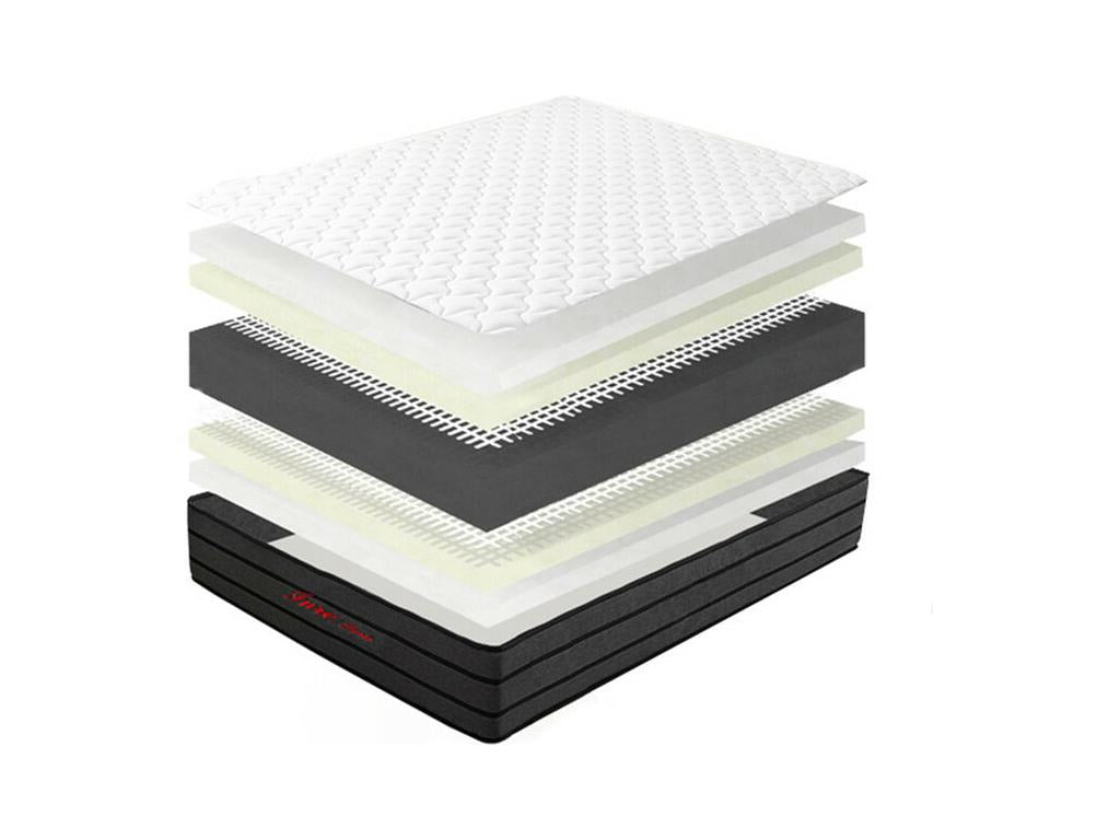 Matelas 160x200 cm Zensova Très épais 25 cm Mousse mémoire de forme Réversible Soutien Parfait Hypoallergénique QCCG75562