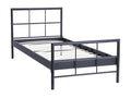 Lit en métal 90x200 cm Zensova coloris gris foncé XUJV52513