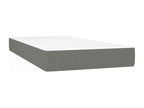 Sommier à Dormeva de lit matelas LED Gris foncé 90x200cm Tissu VCDJ55766
