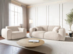 Zensova - Canapé Zensova 2 places en Zensova beige clair - 170x95x72cm WBHG57676