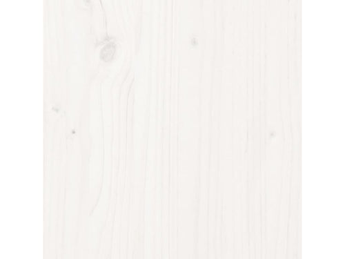 Cadre de lit sans matelas blanc 120x200 cm bois massif CVJM89552