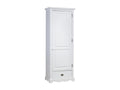 Armoire Dormeva Blanche Style Anglais 1 Porte 1 Tiroir L 70 H 186 P 42 cm TMMV04023
