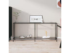 Table console Transparent 180x35x75,5 cm Verre trempé HKMC92111