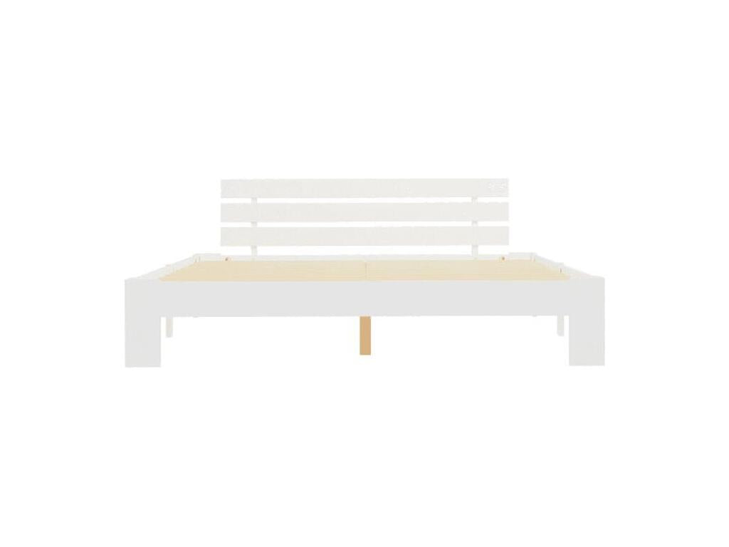 Lit adulte pin massif blanc Dormeva 180x200 NBMN10167
