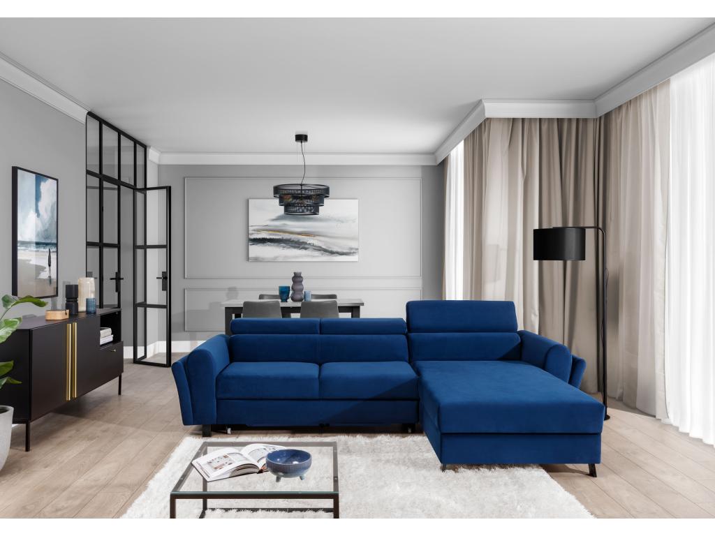 Canapé Dormeva R/Tissu-Bleu KYCI09901