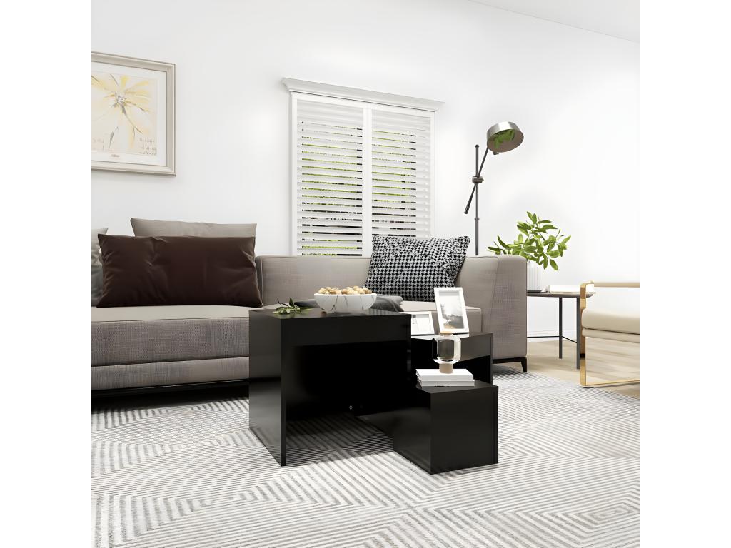 Tables gigognes 3 pcs Zensova Aggloméré SDTU45011